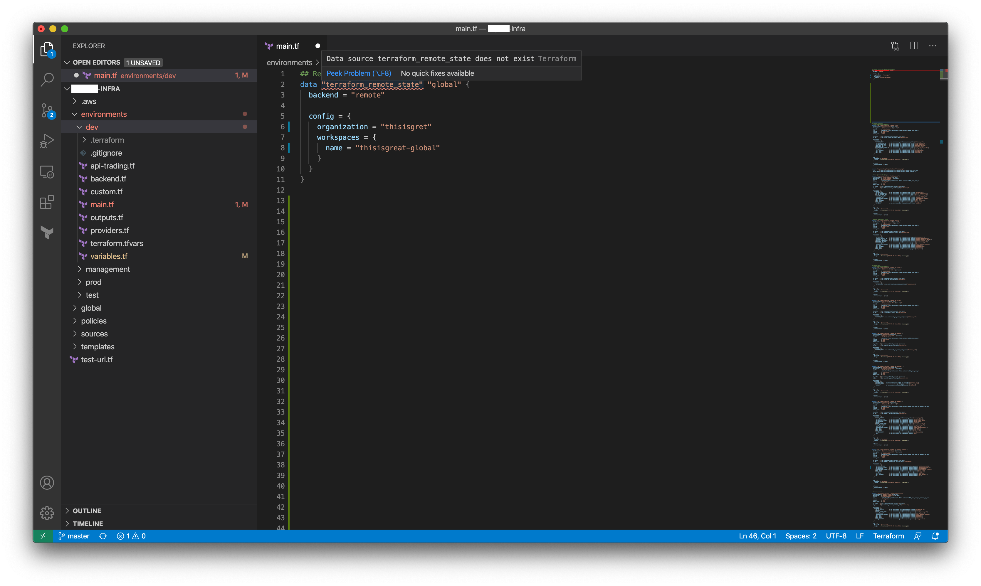 how to add terraform extension in visual studio code