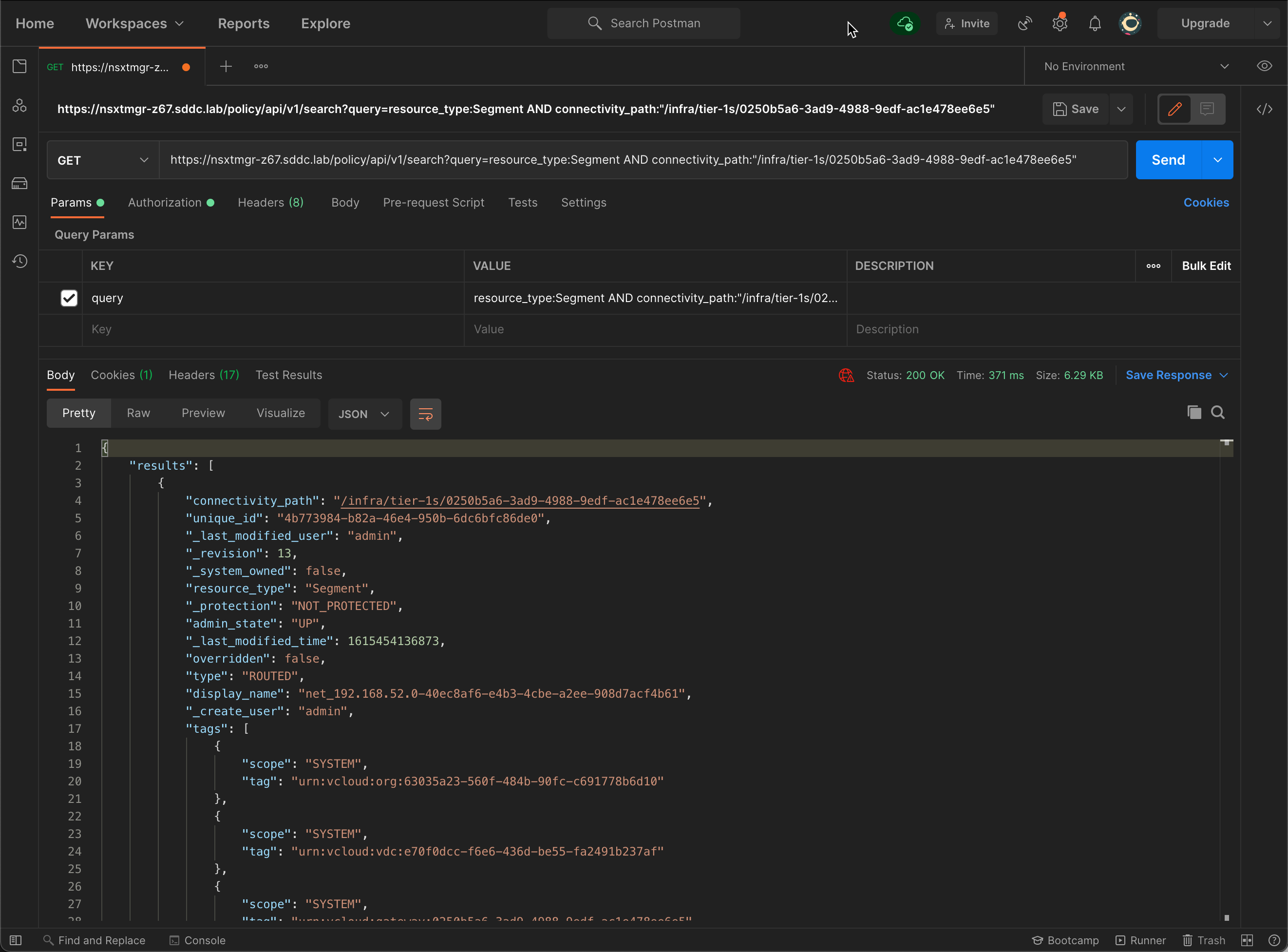 Create Complex Search Queries using the NSX-T Search API · cloudmaniac ...