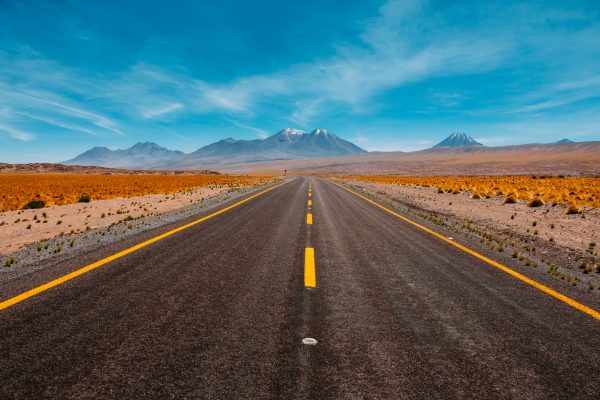 Stock: road, USA, mountains