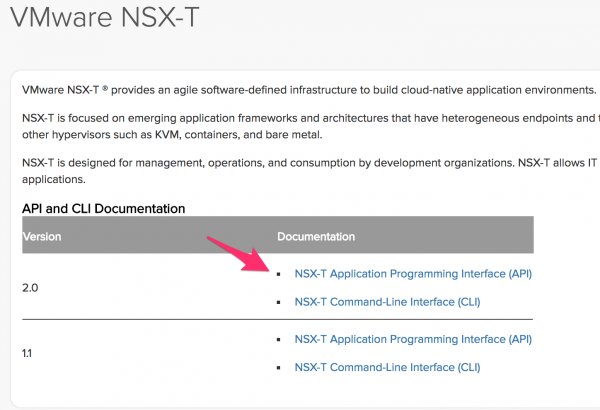 VMware NSX-T Documentation