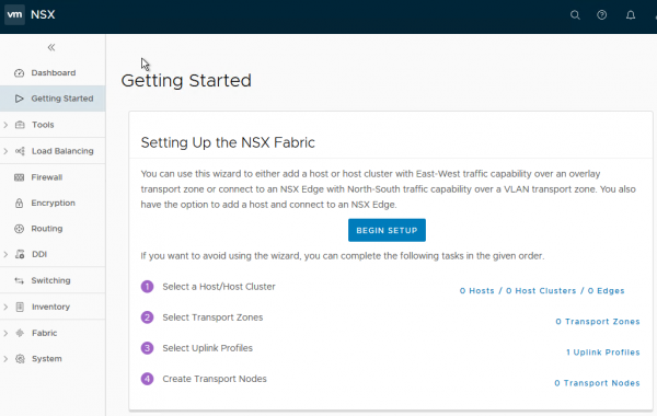 NSX-T 2.1.0 Getting Started